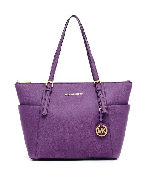 michael kors jet set purple